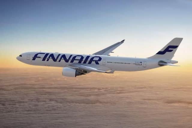 Above the clouds: Finnair airbus transport of delight