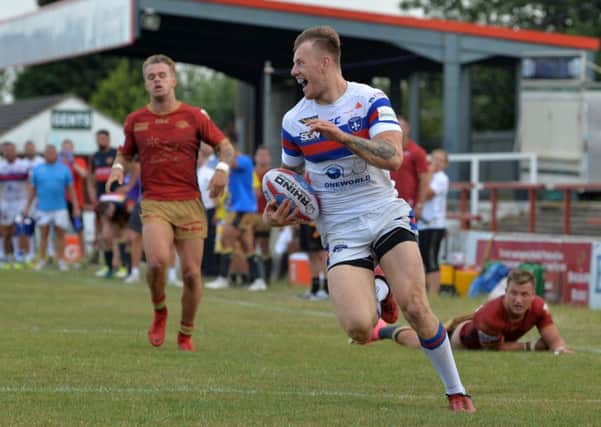 Tom Johnstone hopes to be fit for the autumn internationals despite missing Wakefield's last two fixtures through injury. PIC: Bruce Rollinson