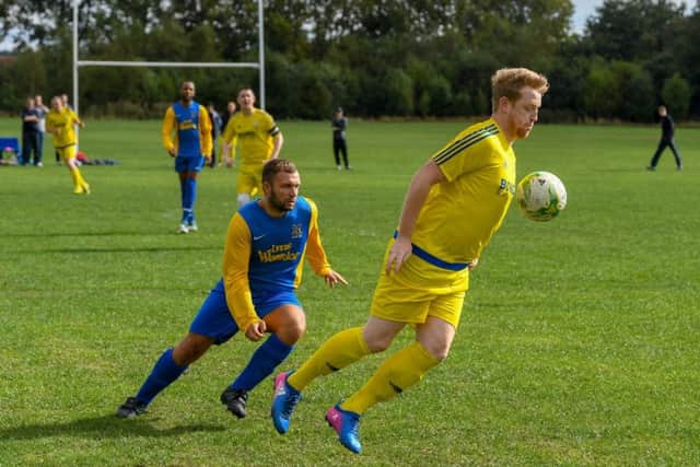 Damion Curtis takes control. PIC: James Hardisty