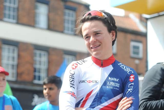 Tom Pidcock at the start of stage 1 of the Tour de Yorkshire in Beverley. (Picture: Tony Johnson)