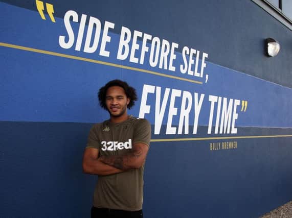 Izzy Brown after joining Leeds United last month.