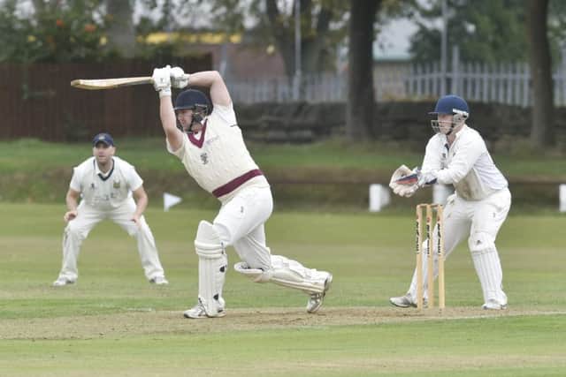Ollie Halliday, of Morley, who his 67 in the victory over relegated Hunslet Nelson. PIC: Steve Riding