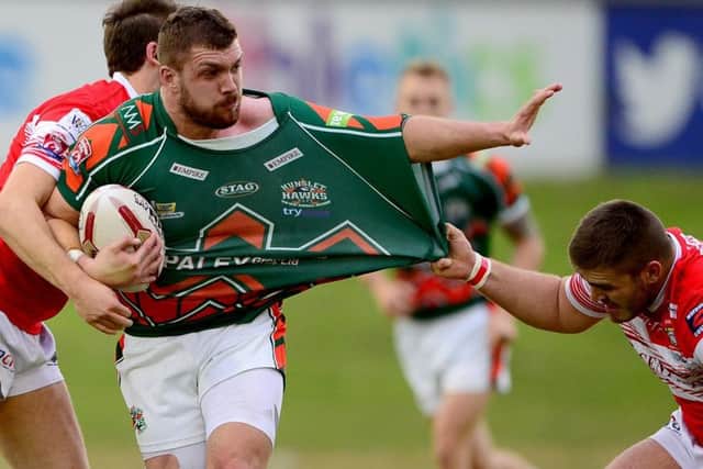 Retiring Hunslet front-rower, Lewis Reed. PIC: Paul Butterfield