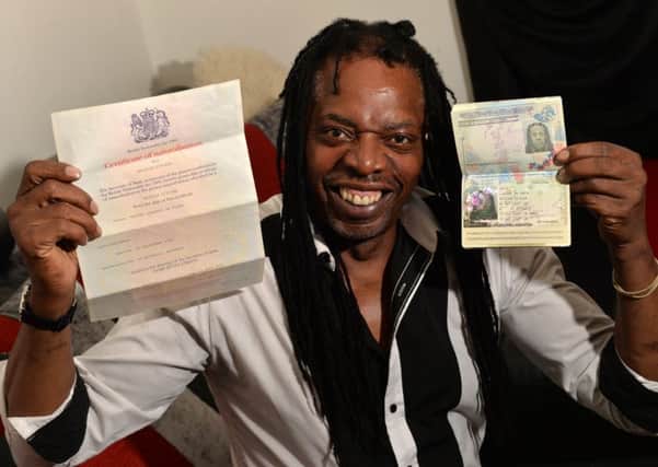 Lorenzo Hoyte 62, who has now received his UK passport.
A WINDRUSH child who came to Leeds in the 1960s has spoken of his joy after being told he will soon be given a UK passport more than 50 years after arriving in this country.
21 September 2018.  Picture Bruce Rollinson