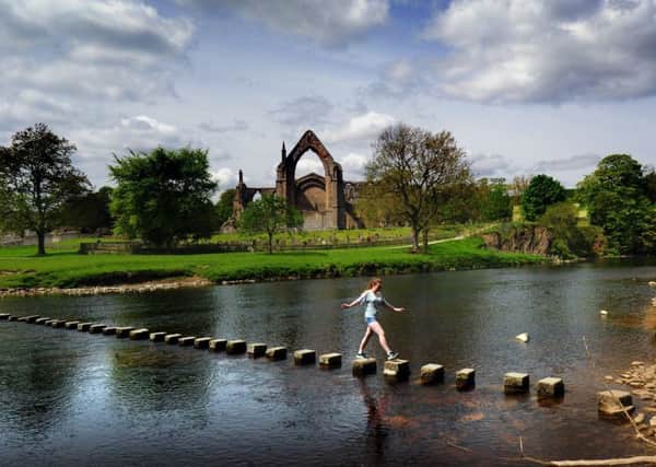 The stepping Stones at Bolton Abbey. PIC: Simon Hulme