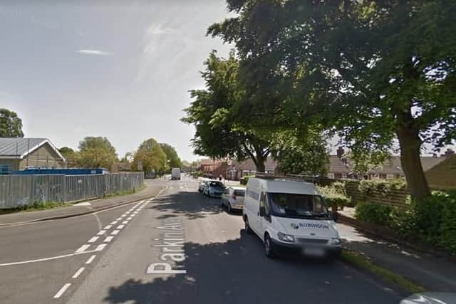 Parkin Avenue, Selby, where a falling tree narrowly missed a bunglaow. Photo: Google