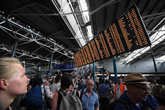 A meeting heard rail services had still some way to go.