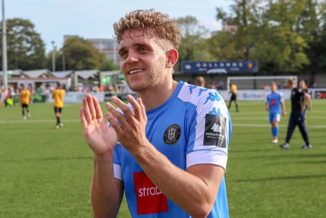 Harrogate Town's Callum Howe.