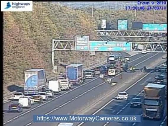 The incident on the M62