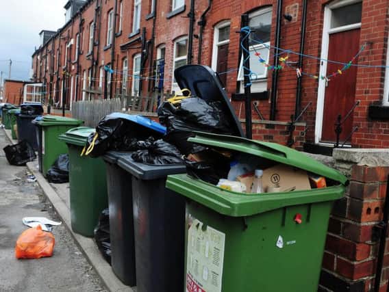 58,000 bin collections were missed in the past three years.