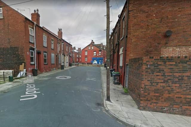 Upper Wood View, the street where the incident happened