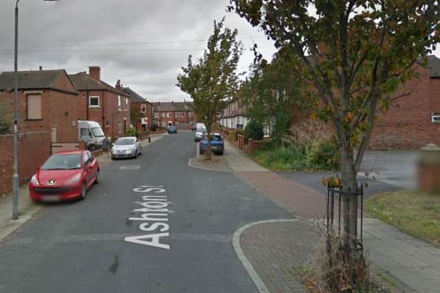 He then drove along Smawthorne Lane before losing control and hitting a tree on Ashton Street. PIC: Google