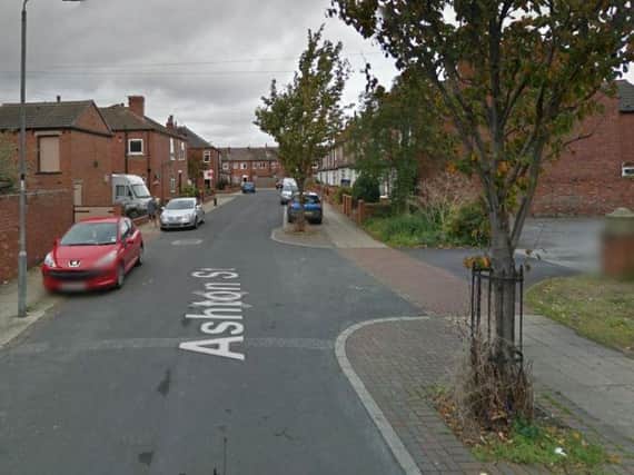 He then drove along Smawthorne Lane before losing control and hitting a tree on Ashton Street. PIC: Google