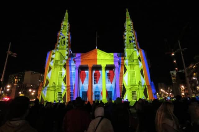 Light Night is one of the UK's largest annual arts and light festivals which is held to celebrate the diverse and blossoming creativity within Leeds. PIC: Elizabeth Johnson