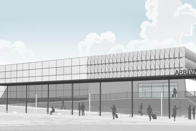 An early artist impression of how the terminal may look.