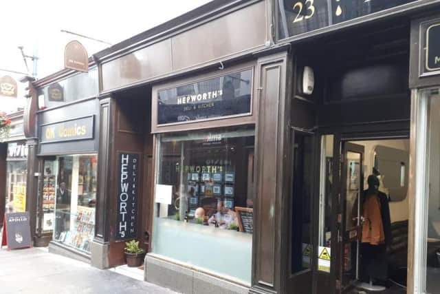 Hepworth's deli, Leeds.