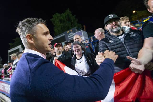 Toronto coach Paul Rowley after the victory over Leeds.