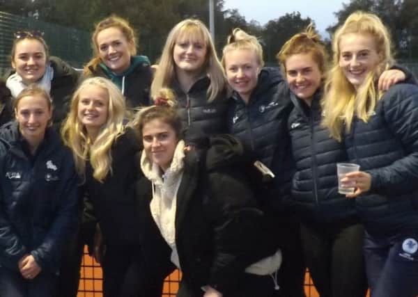 Players from Leeds Hockey Club Ladies first XI are pictured following their opening-day National Conference North victory at Fylde.