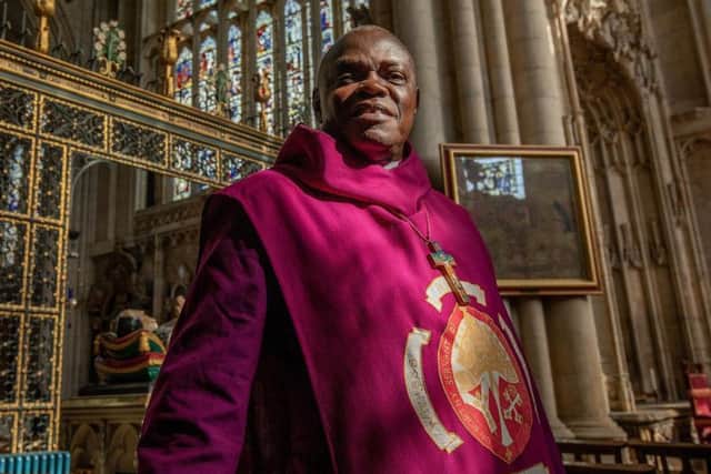 Dr John Sentamu has announced that he will retire from his post as Archbishop of York in 2020, three days prior to his 71stbirthday. PIC: Charlotte Graham