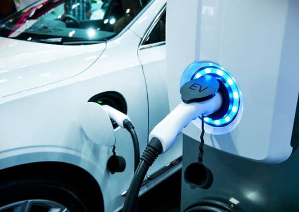 Electric cars on the up