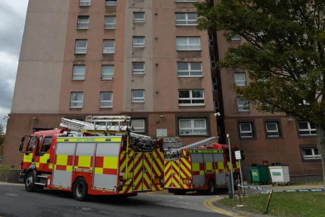 West Yorkshire Fire and Rescue Service have released a statement following this morning's fire at Cottingley Towers in Leeds. PIC: Bruce Rollinson