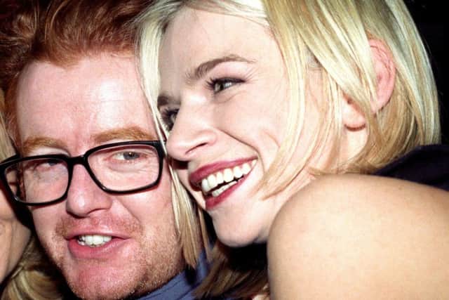 Zoe Ball (right) and Chris Evans. PIC: PA