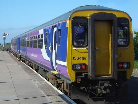 The train service between Leeds and Bradford has been delayed this morning by animals on the line