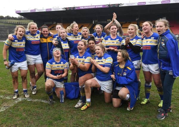 Leeds Rhinos women's team.