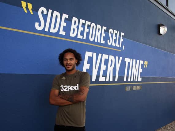 Leeds United midfielder Izzy Brown after signing on loan from Chelsea. He is set to return from injury in January.