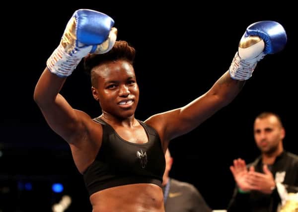 Nicola Adams defeated Isabel Millan at Leicester Arena last night.