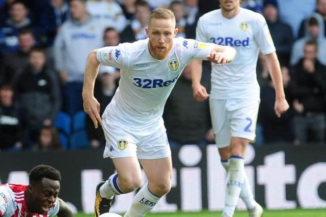 Leeds United midfielder Adam Forshaw.