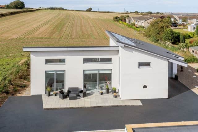 Burdock was inspired by German eco homes and  has a rare "A" rating on its EPC.