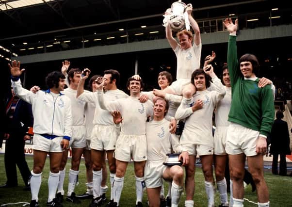 Leeds United's FA Cup-winning team of 1972.
