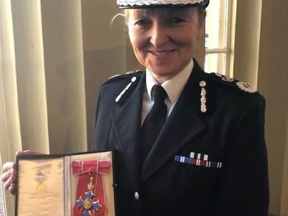 Chief Constable Dee Collins picks up her CBE