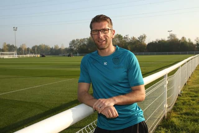 Richard Cresswell, Leeds United's head of academy coaching, at the club's Thorp Arch training ground.