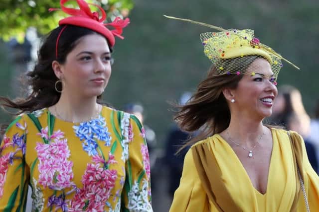 Heather Kerzner (right) during the wedding of Princess Eugenie to Jack Brooksbank. PIC: PA