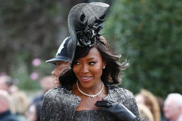 Naomi Campbell arrives. PIC: PA