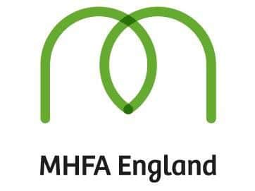 MHFA England logo.
