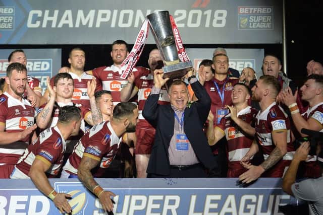 2018 Super League champions Wigan Warriors. PIC: Dave Howarth/Sports Images