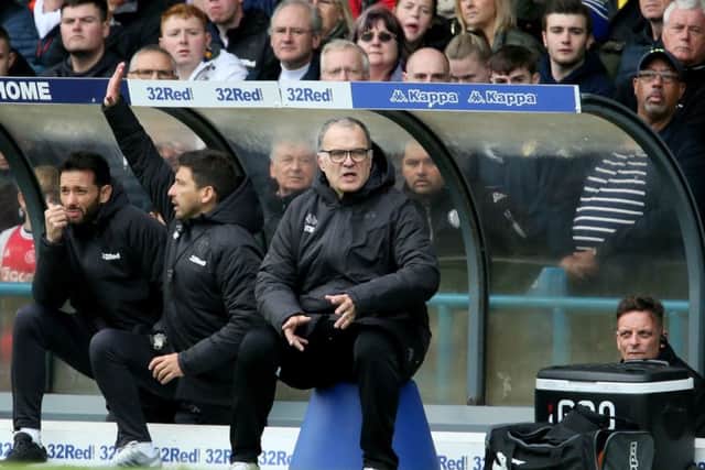 Leeds United head coach, Marcelo Bielsa. PIC: Richard Sellers/PA Wire