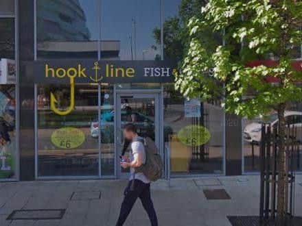 The Hook and Line at the Merrion Centre has reached the semi-final stage of the 2019 National Fish and Chip Awards. PIC: Google