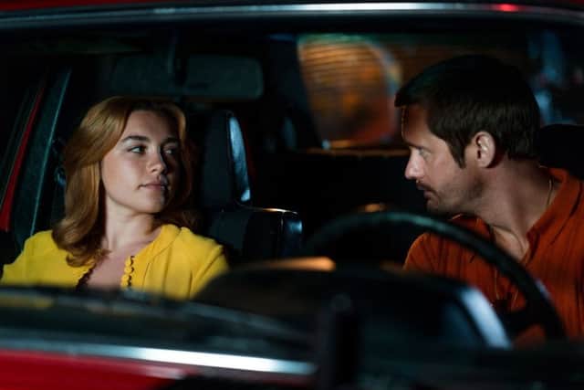 TANGLED THREAD: Florence Pugh and Alexander Skarsgard star in the new adaptation of John le CarrÃ©s The Little Drummer Girl. PIC: Jonathan Olley