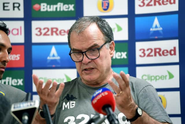Leeds United head coach Marcelo Bielsa.