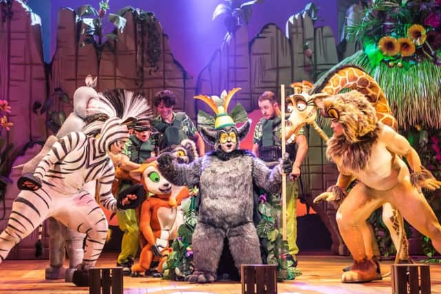 A scene from Madagascar The Musical. PIC: Scott Rylander