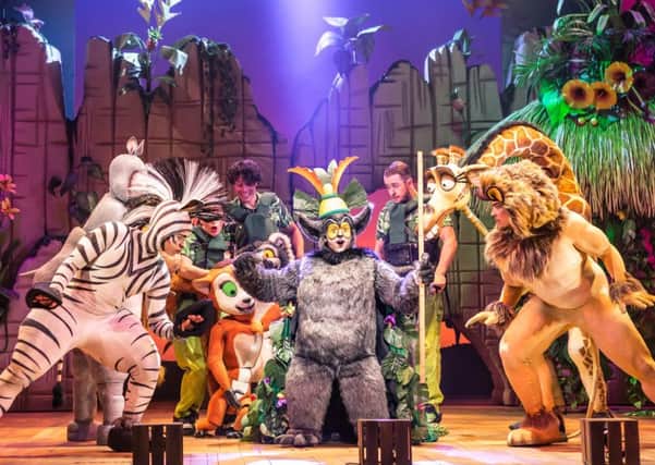 A scene from Madagascar The Musical. PIC: Scott Rylander