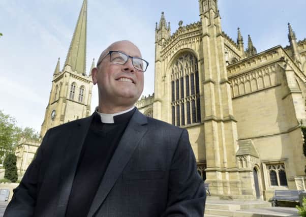 The Rev Canon Simon Cowling at Wakefield Cathedral