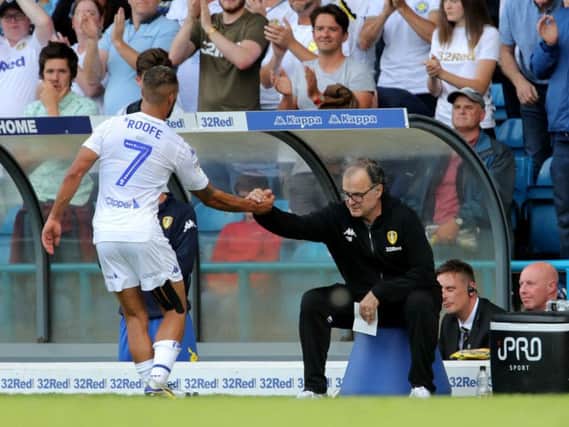 Leeds United striker Kemar Roofe will return to action this weekend against Blackburn Rovers.