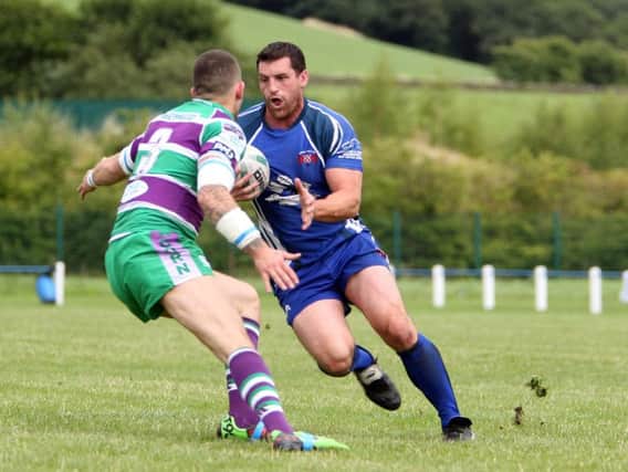 Lee Greenwood in action for amateur club Siddal.