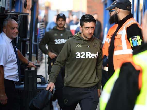 Pablo Hernandez arrives at Blackburn.