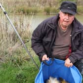 In-form Steve Pearson with part of the 114lb catch that gave him the first win at the newly reopened Kippax Park Osprey Lake.